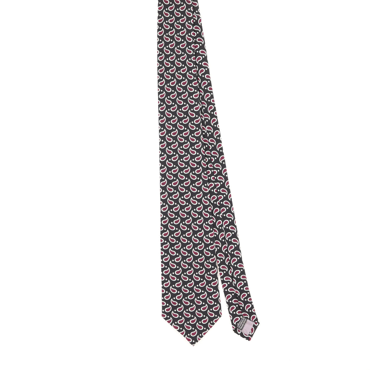 Front Front of Vintage 1990's Tie Rack Charleston Paisley Patterned Tie