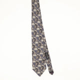 Front Front of Vintage 1990's Zylos Geometric Patterned Tie