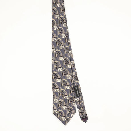 Front Front of Vintage 1990's Zylos Geometric Patterned Tie