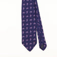 Front Detail of Vintage 1990's Brooks Brothers Paisley Patterned Tie