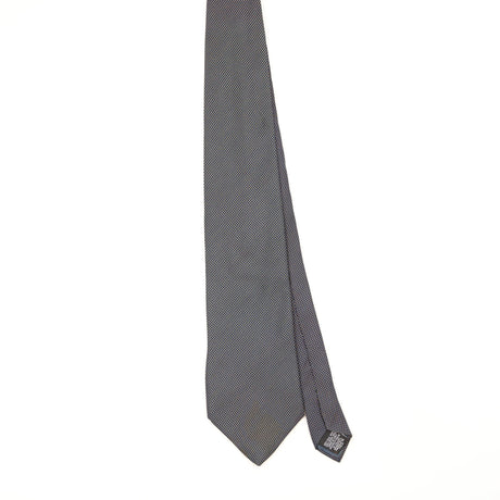 Front Front of Vintage 1990's Tie Rack Carlo Colombo Polka Dot Patterned Tie