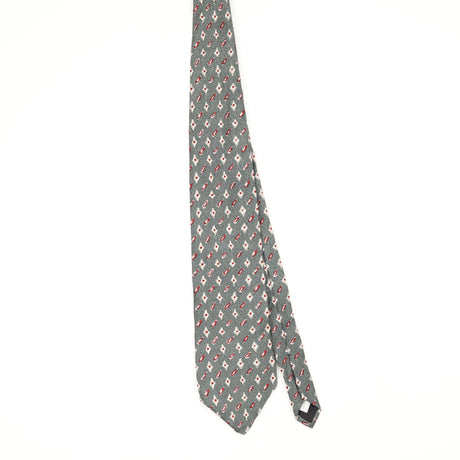 Front Front of Vintage 1990's Pierre Cardin Geometric Patterned Tie