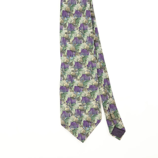 Front Front Detail of Vintage 1990's Stonehenge Chablis Cocktail Collection Abstract Patterned Tie