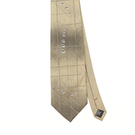 Front Detail of Vintage Towncraft Geometric Patterned Tie