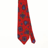 Front Front Detail of Vintage 1990's Liberty of London Geometric Patterned Tie