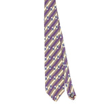 Front Front of Vintage 1990's Geoffrey Beene Striped Patterned Tie
