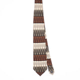 Front Front of Vintage Haggar Geometric Patterned Tie