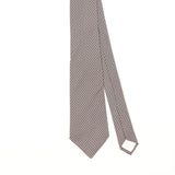 Front Front Detail of Vintage 1990's Nina Ricci Geometric Patterned Tie