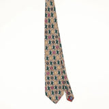 Front Front of Vintage 1990's Geometric Patterned Tie