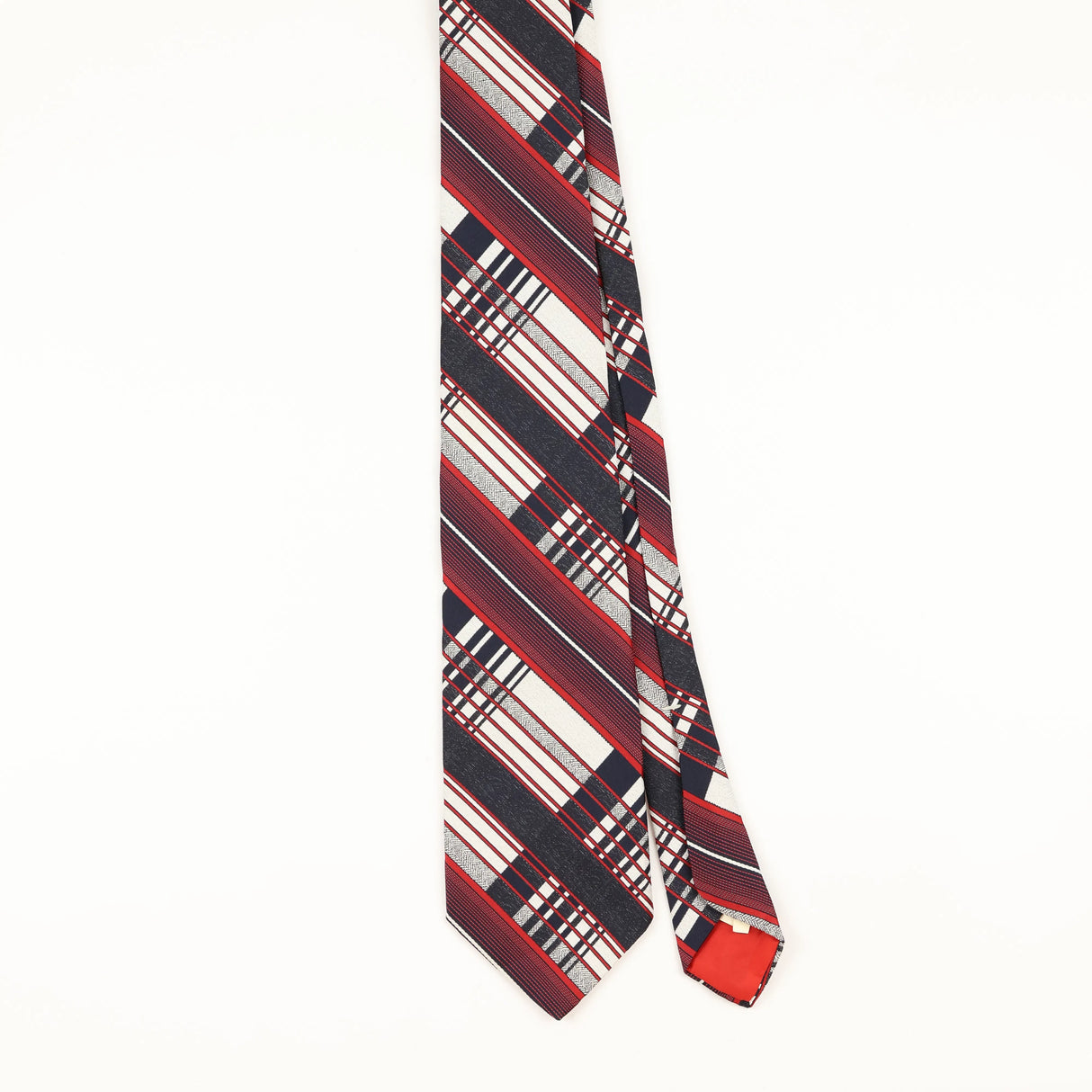 Front of Vintage 1980's Wembley Geometric Patterned Tie