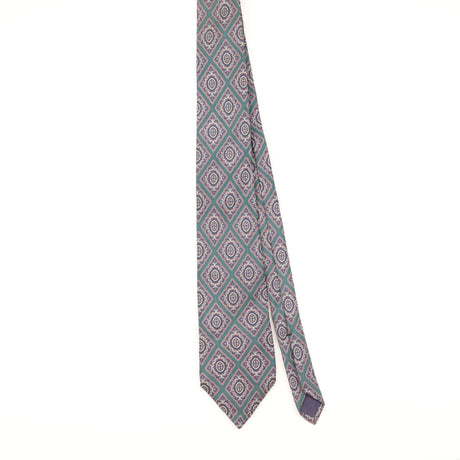 Front of Vintage 1990's Stafford Geometric Patterned Tie