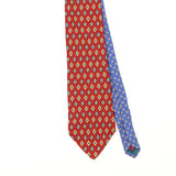 Front Detail of Vintage 1990's Tommy Hilfiger Geometric Patterned Tie