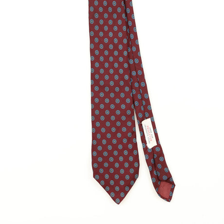 Front Front Detail of Vintage 1990's U.S. Polo Assn. Geometric Patterned Tie