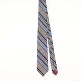 Front of Vintage Repp Striped Patterned Tie