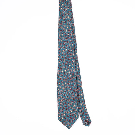 Front Front of Vintage 1990's Robert Talbott Foulard Paisley Patterned Tie