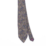Front Front Detail of Vintage 1990's Marina Di Carrara Geometric Patterned Tie