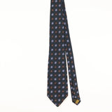 Front of Vintage 1990's Robert Talbott Geometric Patterned Tie