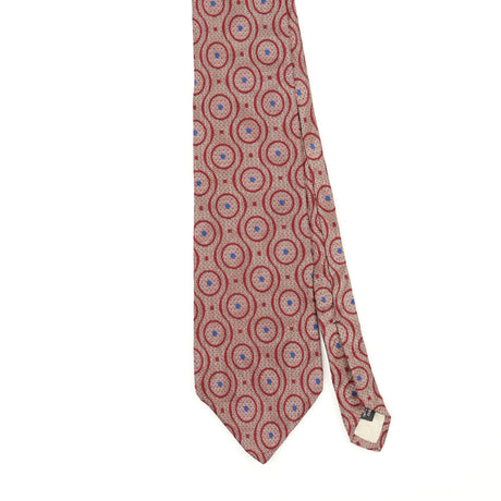 Front Front Detail of Vintage 1990's Stafford Geometric Patterned Tie