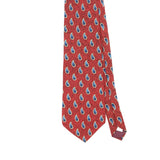 Front Front Detail of Vintage 1990's Pierre Cardin Paisley Patterned Tie