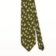 Front Detail of Vintage 1990's Structure Daisy Floral Patterned Tie