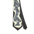 Front Front Detail of Vintage 1990's A. Rogers Labradors Animal Print Patterned Tie