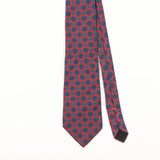 Front Detail of Vintage 1990's Geometric Patterned Tie