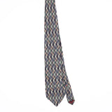 Front Front of Vintage 1990's Henry Grethel Geometric Patterned Tie