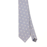 Front Front Detail of Vintage 1990's Cerruti 1881 Geometric Patterned Tie
