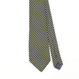 Front Detail of Vintage 1990's Gieves & Hawkes Geometric Patterned Tie