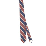 Front Front of Vintage 1990's Guy Laroche Striped Patterned Tie