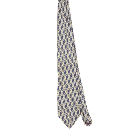 Front Front of Vintage 1990's Geometric Patterned Tie