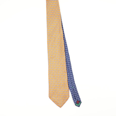 Front Front of Vintage 1990's Tommy Hilfiger Hoops Geometric Patterned Tie