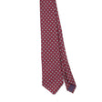Front Front Detail of Vintage 1990's Foulard Geometric Patterned Tie