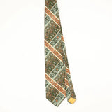 Front Front of Vintage 1980's Damon Geometric Patterned Tie