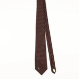 Front of Vintage 1980's St George Geometric Patterned Tie