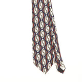 Front Detail of Vintage 1990's Wembley Geometric Patterned Tie