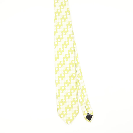 Front Front of Vintage 1990's Hugo Boss Polka Dot Patterned Tie