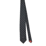 Front of Vintage 1990's Yves Saint Laurent Geometric Patterned Tie