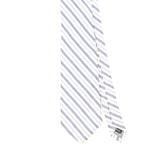 Front Front Detail of Vintage 1990's Robert Talbott Striped Patterned Tie