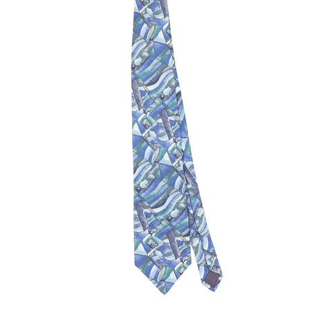 Front Front of Vintage 1990's Pierre Cardin Abstract Patterned Tie