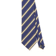 Front Detail of Vintage 1990's Brioni Striped Patterned Tie