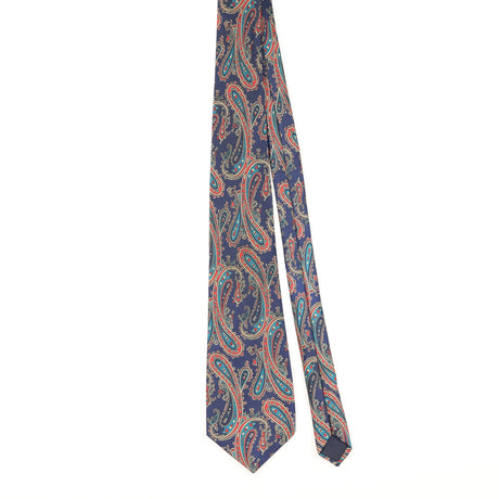 Front of Vintage 1990's Paisley Patterned Tie