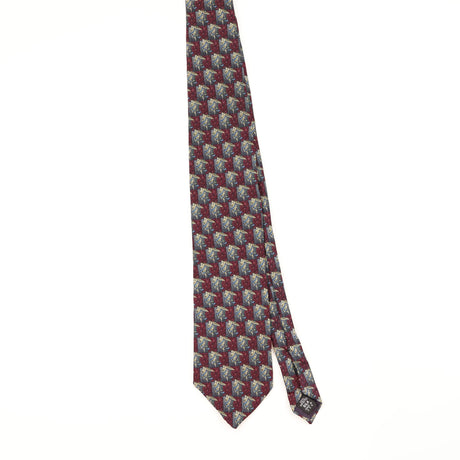 Front of Vintage 1990's Geometric Patterned Tie
