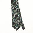 Front Front Detail of Vintage 1990's Jerry Garcia Bee Hive Abstract Patterned Tie