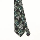 Front Front Detail of Vintage 1990's Jerry Garcia Bee Hive Abstract Patterned Tie