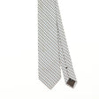 Front Front Detail of Vintage 1990's Ermenegildo Zegna Geometric Patterned Tie