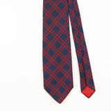 Front Detail of Vintage 1990's Wembley Geometric Patterned Tie