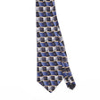 Front Front Detail of Vintage 1990's Van Heusen Geometric Patterned Tie