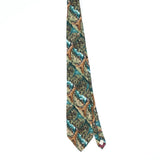 Front Front of Vintage 1990's Jerry Garcia Trees Abstract Patterned Tie