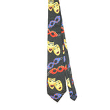 Front Front of Vintage 1990's Steven Harris Masquerade Abstract Patterned Tie
